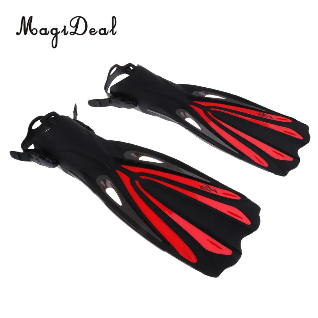 MagiDeal Premium Scuba Diving Swimming Snorkeling Training Aid Fins Foot Flippers for Adult Men Women Water Sports