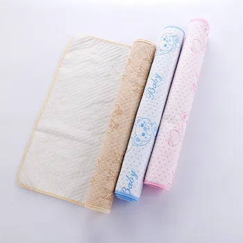 

Baby Diaper Reusable Cloth Diapers Baby Changing Pad Portable Foldable Washable Nappy Diaper Changing Mat