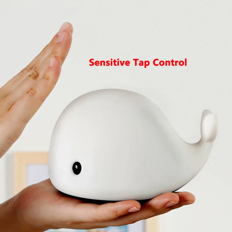 Cute-Dolphin-LED-Night-Light-USB-Rechargeable-Table-Lamp-Multicolor-LED-Silicone-Pat-Lamp-Touch-Desk
