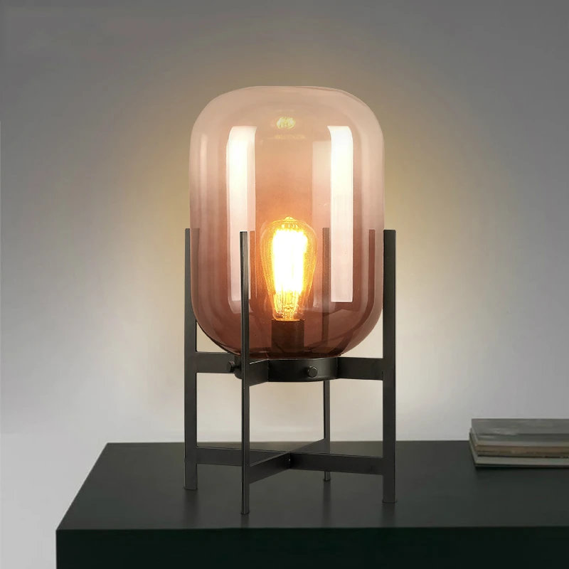 LED Nordic Desk lights bedroom bedside fixtures Industrial retro illumination home deco lighting living room table lamps