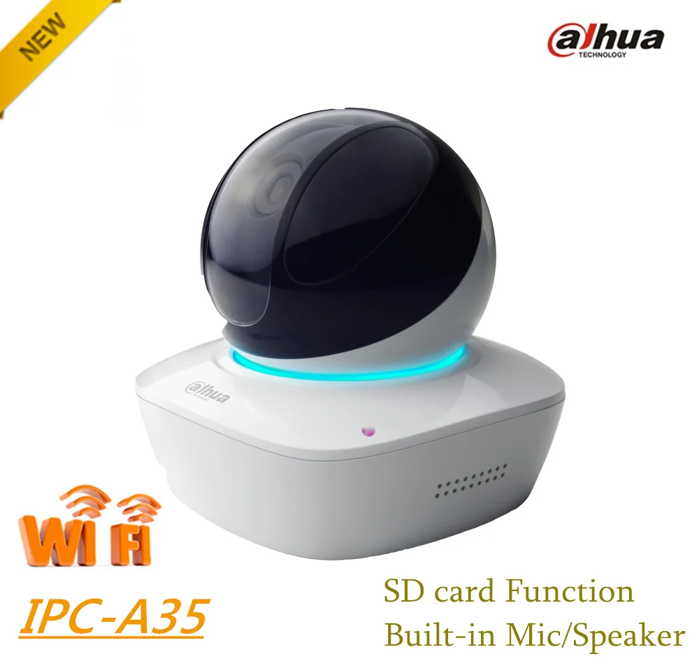 Dahua 3MP Wi Fi PT Camera IPC A35 Wireless Network Camera Easy4ip cloud support Sd card