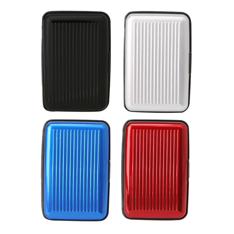 

New RFID Blocking Aluminum Credit Card Holder Wallet Hard Case Anti Scan Theft
