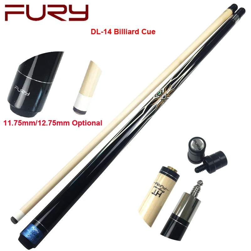 original fury billiard cues 11.75mm/12.75mm cue tips OPTIONAL DL 14