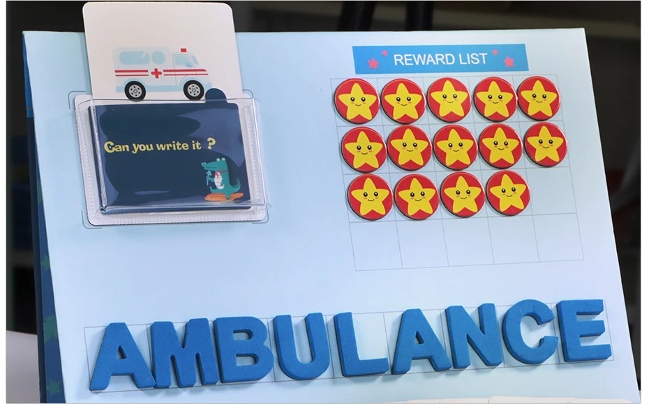 Learning English Sight Words Puzzles Card Spelling Magnetic Alphabet Letters Game Early Learning Educational Toys For kids Gifts930_20