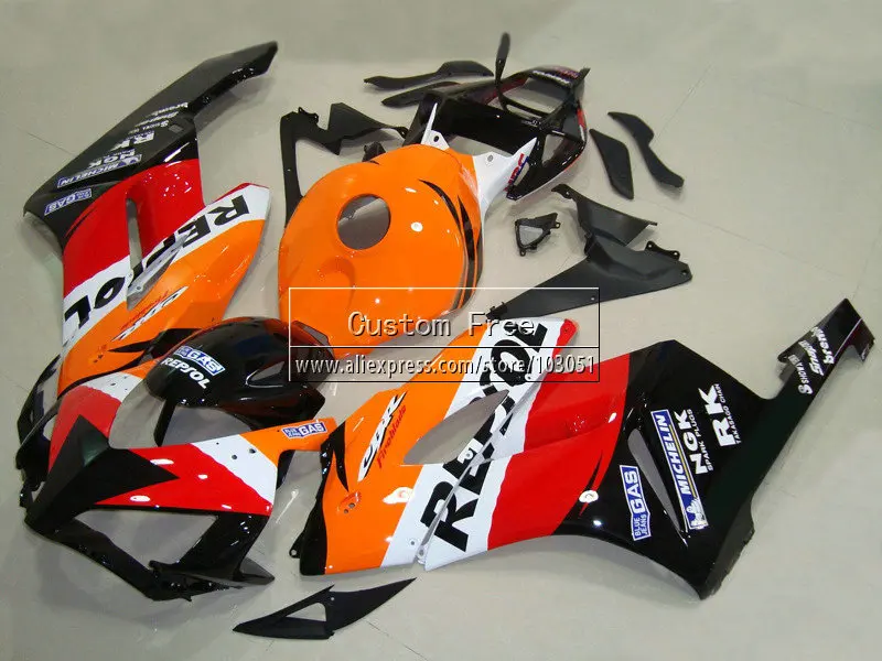 7 подарков ABS пластиковые впрыски Обтекатели части для Honda repsol CBR1000RR 2004 2005 CBR 1000 RR 04 05 CBR 1000RR Обтекатели комплекты корпусов