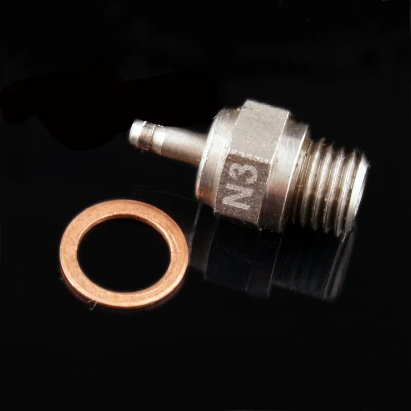 

RC car N3 N4 Hot Spark Glow Plug #3 #4 SH For Vertex Nitro Engine Parts HSP Traxxas HPI OS RedCat 70117 1/10 RC Truck Baja