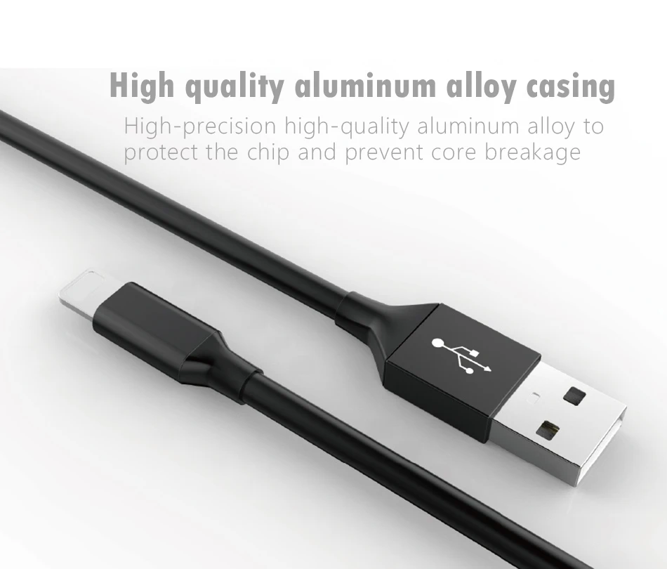 NOHON USB Cable Charging Cable For iPhone X XS MAX XR 8 7 5s 6 6S Plus For ipad Mini 1 2 3 4 TPE Data Sync Lighting Charger Line (7)