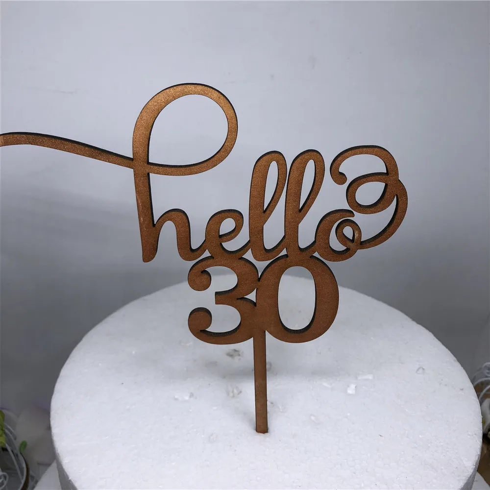 

Real Rushed Personalized Acrylic Happy Birthday Wedding Cake Topper/wedding Stand/wedding Decoration /Custom Topper