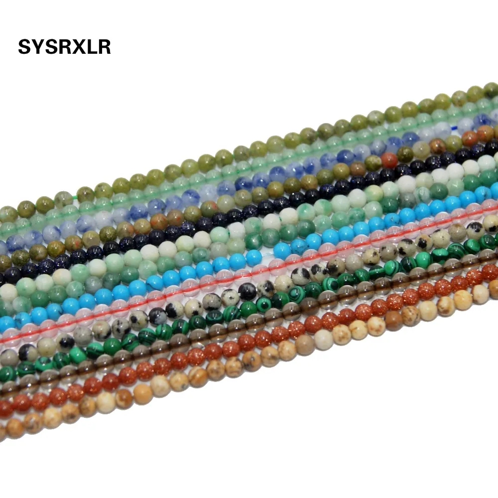 

2 MM Natural Stone Beads Pink Quartz Amethysts Crystal Agates Lapis lazuli Amazon Tiger Eye Beads Charm DIY For Jewelry Making