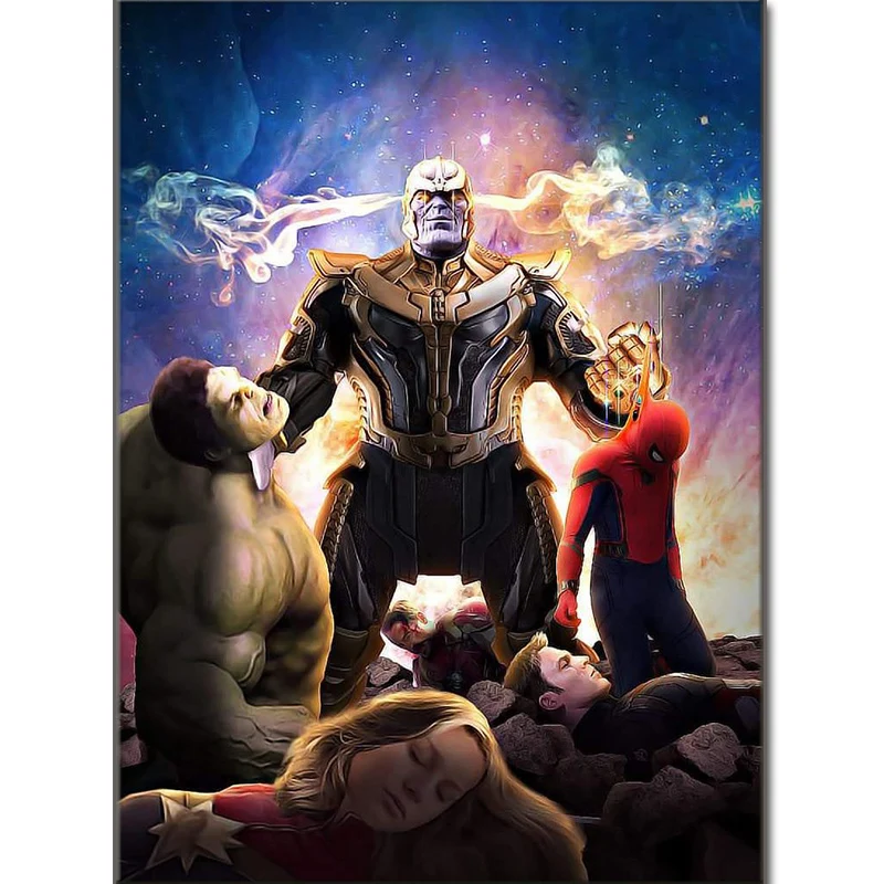 Full Square 5D DIY Diamond Painting Avengers Infinity War Marvel 3D