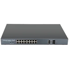 16 портов 10/100Mbp POE коммутатор+ 2 порта Gigabit lan IEEE802.3af выключатель питания по Ethernet для ip-камеры VoIP телефон AP устройств