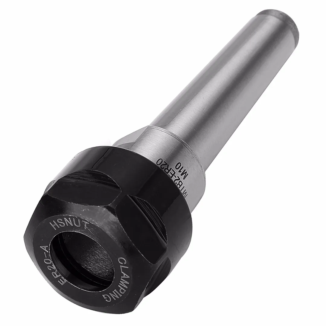 M10 Drawbar ER20 MT2 Steel Material Collet Chuck Holder 1 13mm Clamping