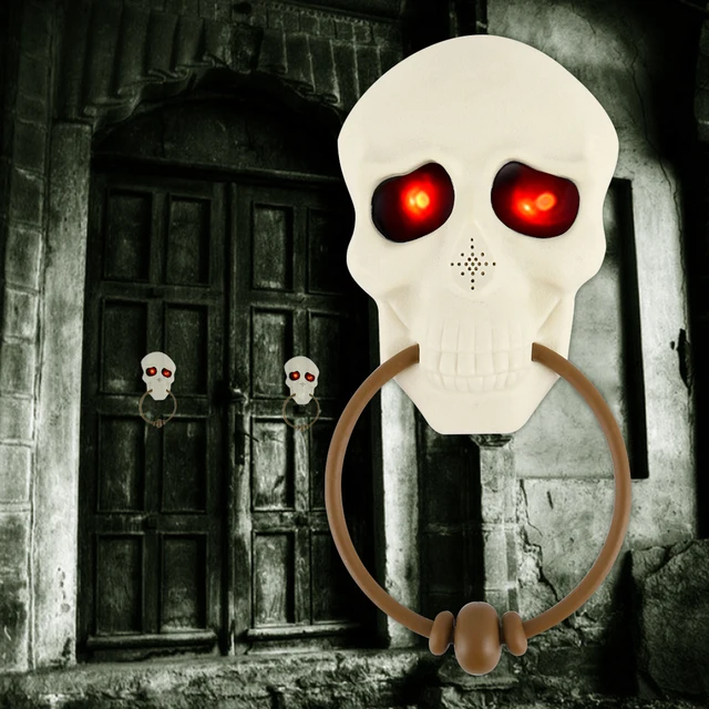 New Halloween Horror Props Doorbell Halloween Decorations for Home Haunted House Party Supplies