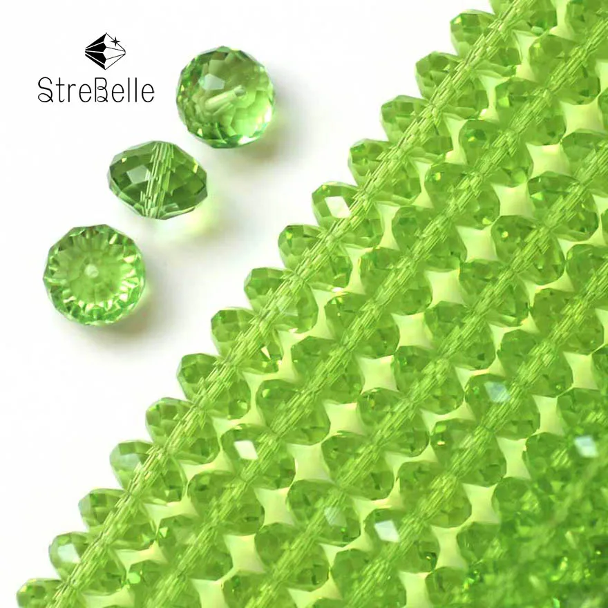 

4x6mm 6x8mm 8x10mm Creative Elegant Wedding Crystal Beads Fashion Beads DIY Jewelry Rondelle Faceted Beads Free Shipping
