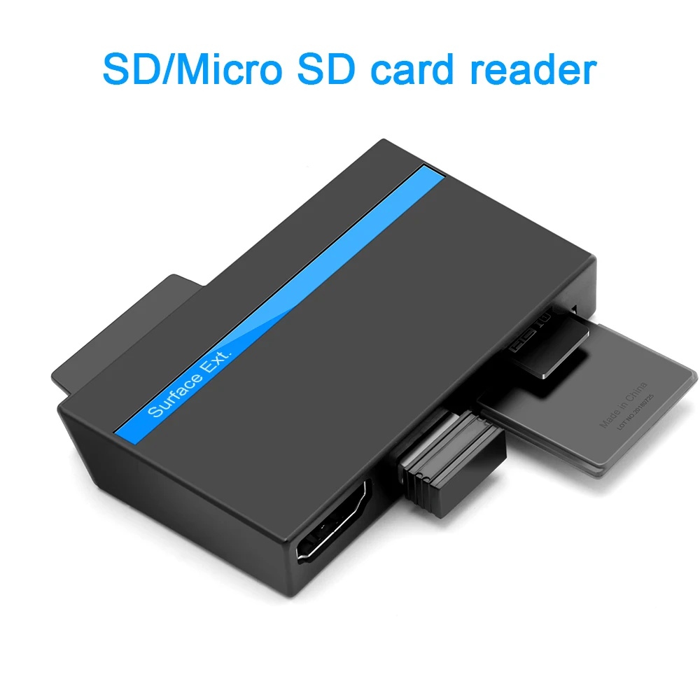 Адаптер для чтения карт памяти USB Type C 2 0 с поддержкой HDMI SD / TF Micro Microsoft Surface Go Hub