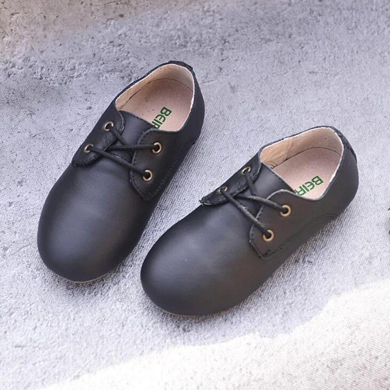 Детская обувь из натуральной воловьей кожи; разноцветная обувь для ...