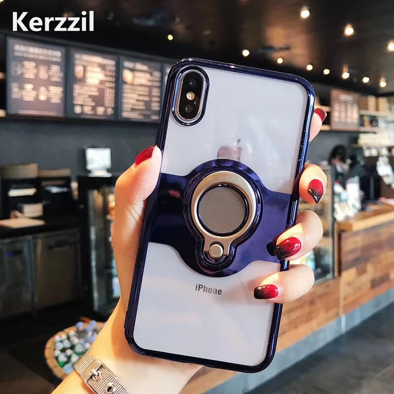 Роскошный автомобильный держатель Kerzzil чехол для iPhoneXS MAX XR &amp XS X 8 7 6 6S Plus из
