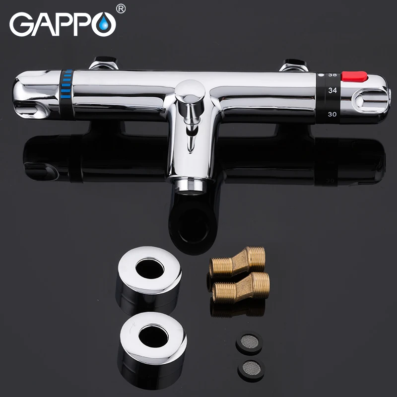 Online GAPPO badewanne wasserhahn thermostat wasserhahn bad mischbatterie bad armaturen Wasserfall bad wasserhähne bad set bad system