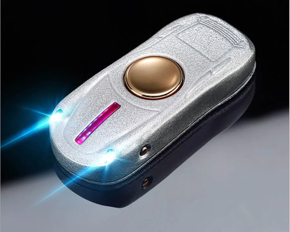 50pcs Sports car gyro cigarette lighter flashlight