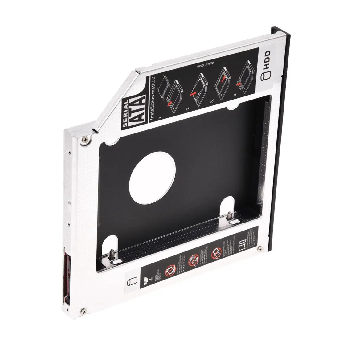 SATA 2nd HDD HD корпус жесткий диск Caddy чехол лоток, универсальный для 12,7 мм ноутбука CD/DVD-ROM Оптический отсек для привода(для SSD