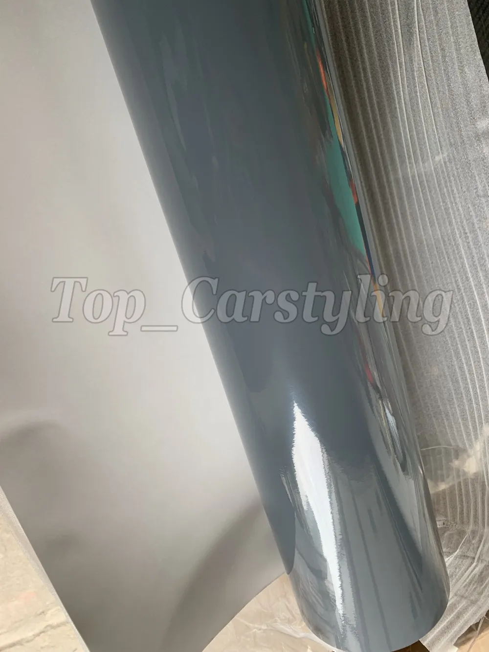 gloss cement gray vinyl car wrap film 3m 1080 car wrap styling  (6)