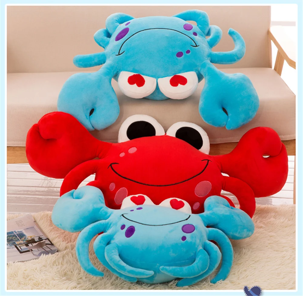 Fancytrader Plush Crab Toys Big Soft Stuffed Animals Crab Pillow Doll for Kids Gifts 80cm29