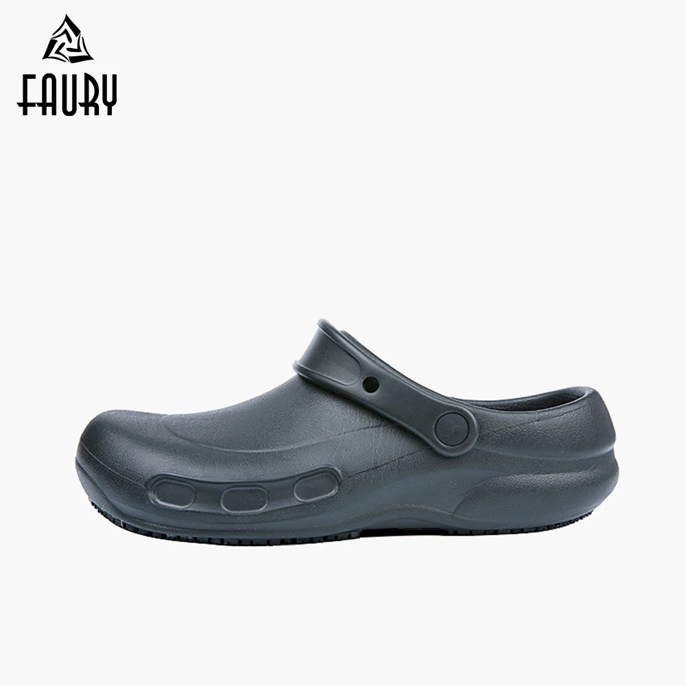 

Chef Shoes Super Anti-slip Kitchen Restaurant Work Shoes Cook Sandals Clogs Breathable Shoes Super Anti-skidding Safety Shoes