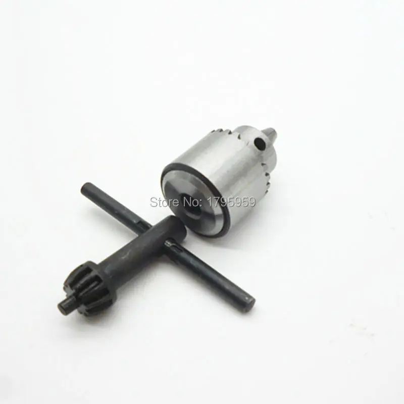 High Precision Drill Chuck  Wrench Clamping Range 0.3-4mm High-Carbon Steel Miniature Motor Drill Chuck Power Tool Accessories (6)