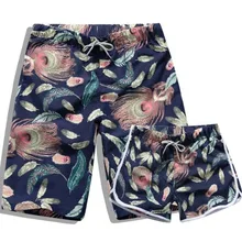 Летние пляжные шорты, мужские плавки, дышащие быстросохнущие спортивные штаны, парные купальные костюмы, одежда для серфинга, плавания, одежда из полиэстера