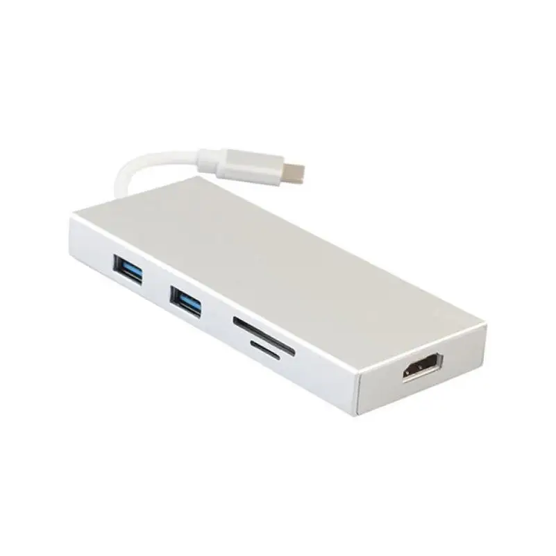 Хорошее Применение USB-C цифровой av-адаптер multi-портов адаптер avotch c HUB 3.1 Card Reader Белый HDMI 4 К Выход nov10