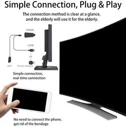 4 K * 2 K HD беспроводной ключ с дисплеем 2,4G/5G tv Miracast Airplay DLNA Play ТВ приемник для ПК ios Android