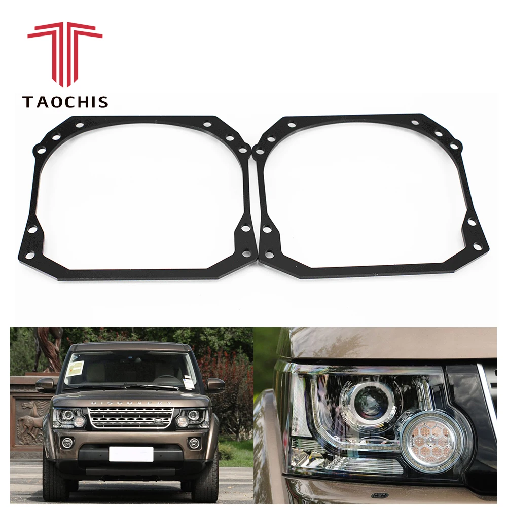 

Taochis Car Styling frame adapter module set DIY Bracket Holder for Land Rover Discovery 4 Hella 3r 5 Projector lens