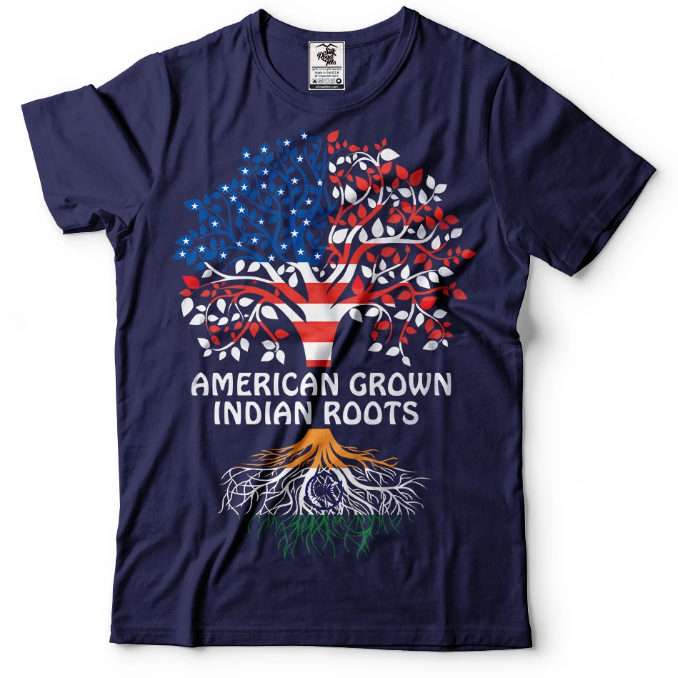 India T-Shirt Indian Roots Diaspora Patriotic Tee Shirt (1)