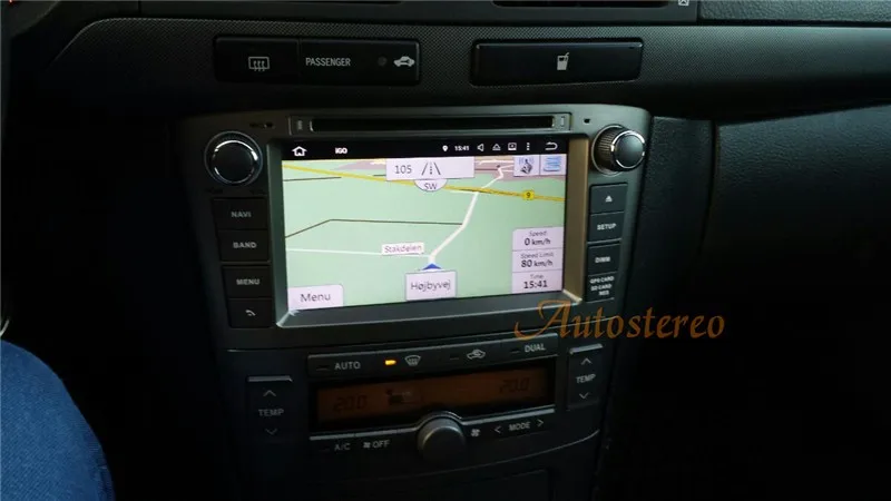 Best Android 9.0 Car DVD Stereo Multimedia Headunit Auto Radio GPS Navigation Video Audio For Black Toyota Avensis T25 2003-2008 3