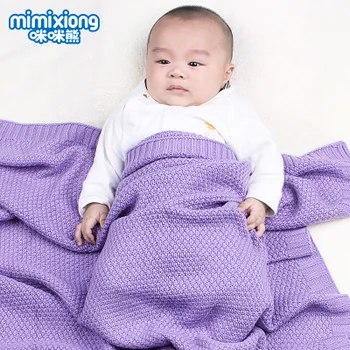 Baby Blanket Knitted Newborn Swaddle Wrap Blankets Super Soft Toddler Infant Bedding Quilt For Bed Sofa Basket Stroller Blankets baby blankets newborn flannel swaddle wrap blanket super soft toddler infant bedding quilt for bed sofa basket stroller blankets