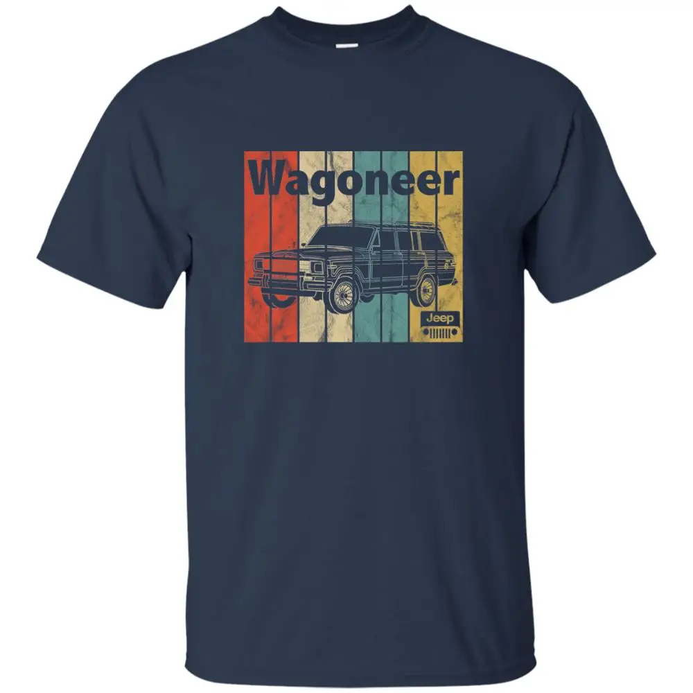 Jeep Wagoneer/футболка Suv 4X4, Ретро стиль, винтажная потертая футболка, Мужская модная повседневная футболка с круглым вырезом и принтом фильма - Color: 3