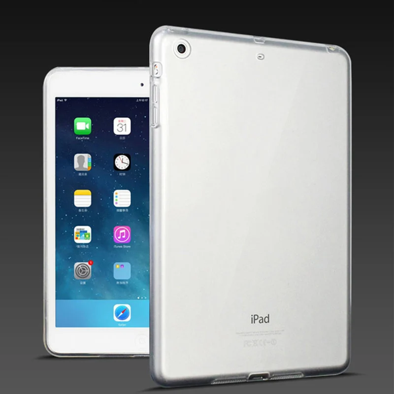 Силиконовый чехол для iPad Pro 11 12 9 2018 7 прозрачный Мягкий ТПУ бампер планшета 2 3 4 5 6 Air