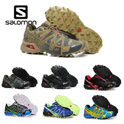 Salomon speed Cross 3 CS беговые кроссовки новейший бренд кроссовок мужские спортивные кроссовки Скорость CROS фехтование обувь