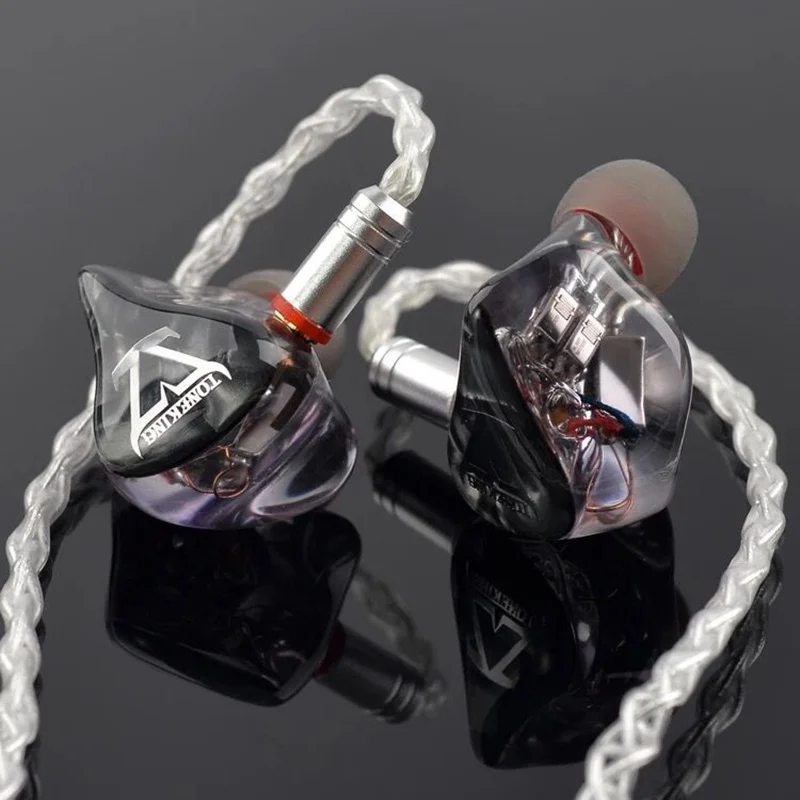 

2018New TONEKING T10K 10BA Drive Unit In Ear Earphone 10 Balanced Armature Detachable Detach MMCX Cable HIFI Monitoring Earphone