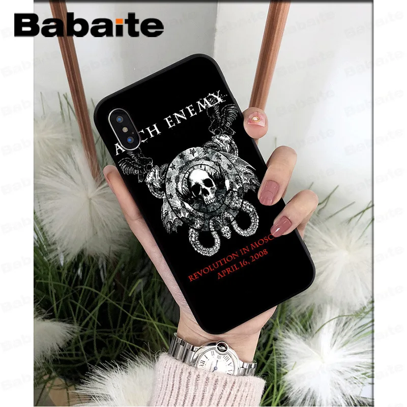 Babaite Arch Enemy Pattern TPU Soft Phone Accessories Phone Case for Apple iPhone 7 8 6 6S Plus X XS MAX 5 5S SE XR Cellphones Babaite Arch Enemy Pattern TPU Soft Phone Accessories Phone Case for Apple iPhone 7 8 6 6S Plus X XS MAX 5 5S SE XR Cellphones