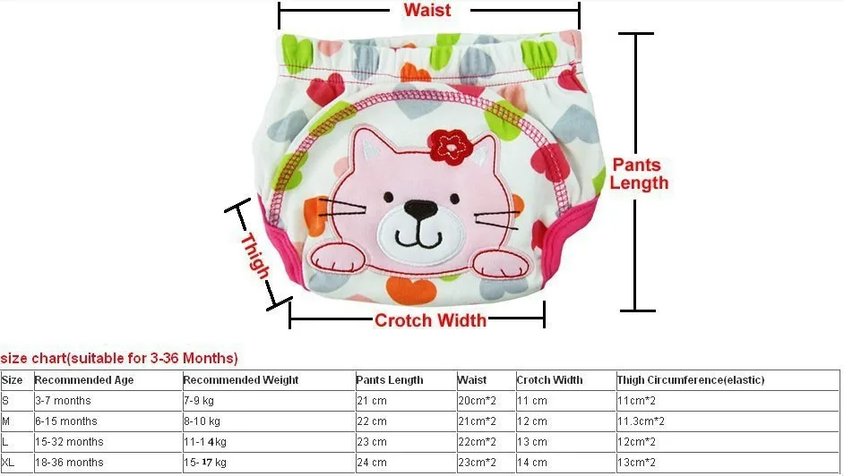 Многоразовые детские подгузники, можно стирать многоразовые детские подгузники, хлопковые тренировочные штаны для горшка