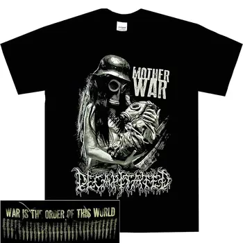 

Decapitated Mother War Shirt XXL Official T-Shirt Death Metal T-shirt New Short Sleeve O-Neck Cotton T shirt