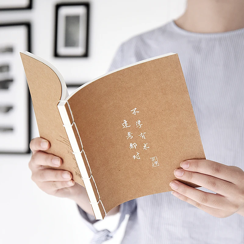 

A5 Delicate Retro Notebook Stationery Blank Paper Sketch Notepad Super Thick Notebook Student School Supplies