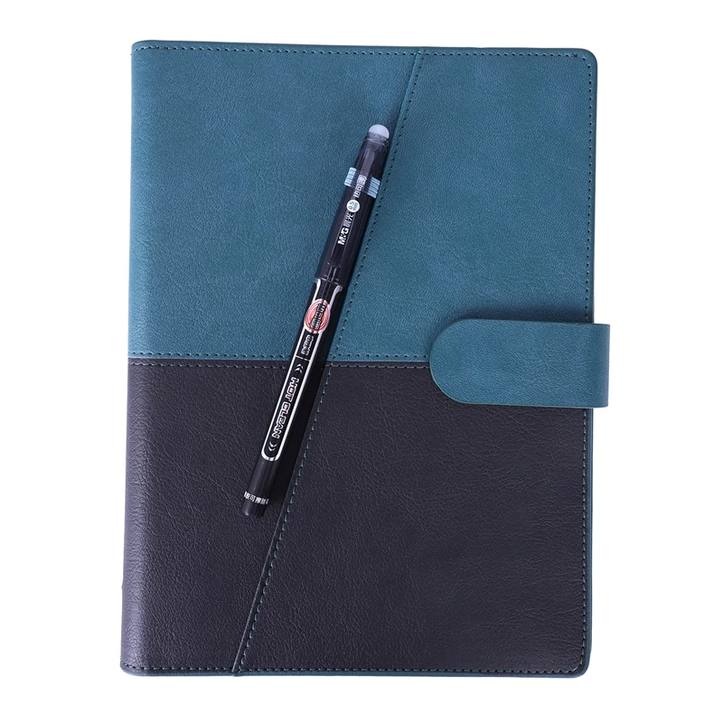 

Erasable Reusable Smart Notebook PU Leather Hardcover Sketch Pads APP Storage Available with 1 Erasable Pen Perfect for Studen