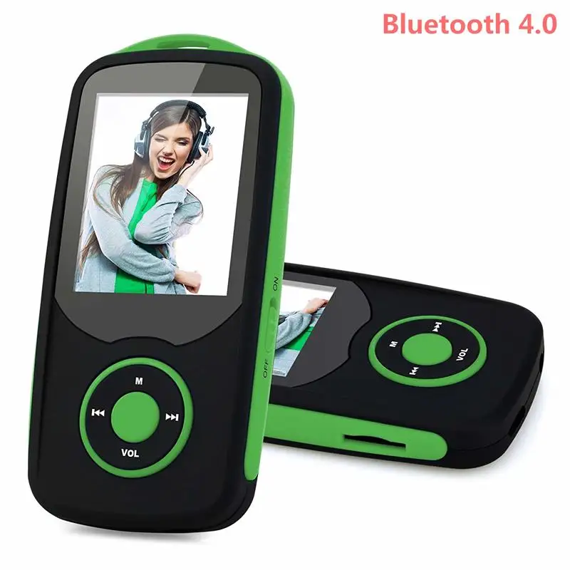 

2018 New Arrival Bluetooth MP3 Music Player 8GB/16GB with 1.8 Inch Color Screen, FM Radio, Recorder, Supports SD Card Up to 64GB