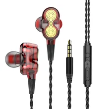 Professional Headphone In Ear Wired Earphone Heavy Bass Sound quad-core Headset with Mic Earbud For iphone Xiaomi fone de ouvido authentic astrotec gx40 professional sound noise isolating hifi music studio dj monitor in ear earphone headphone fone de ouvido