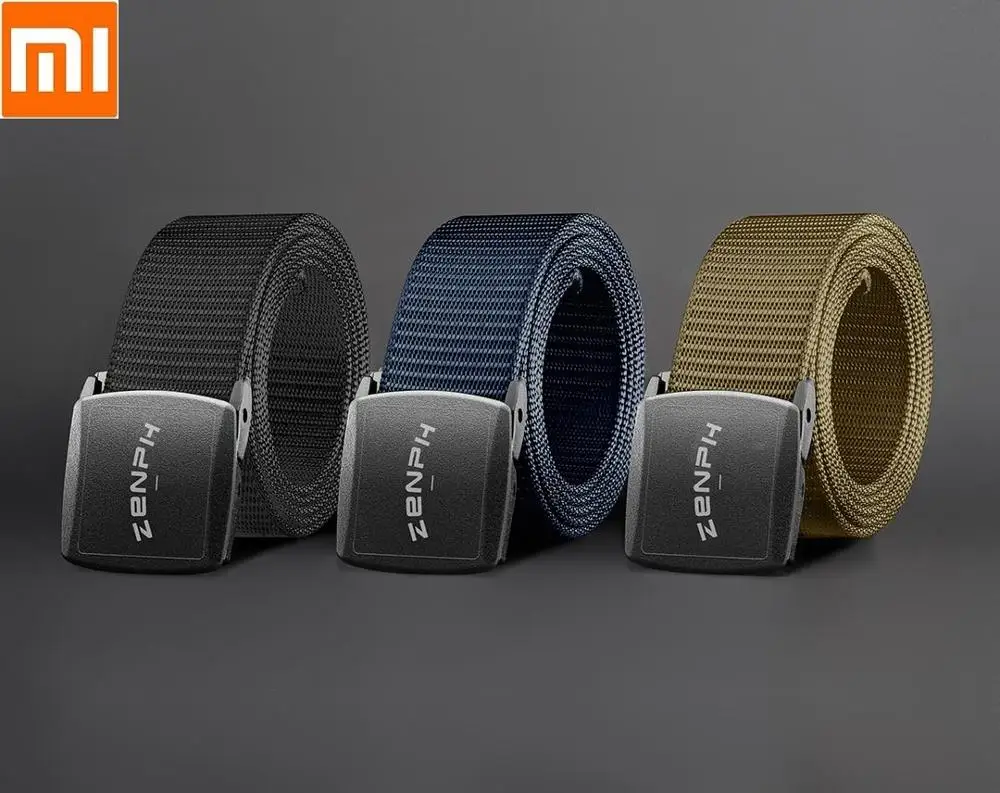

Xiaomi youpin ZENPH Outdoor tactical belt men high quality nylon belts for jeans male casual straps
