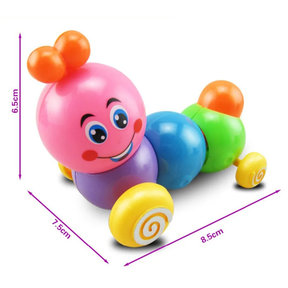 

Wind Up Baby Toy Super Cute Infant Developmental Running Clockwork Toys Plastic Mini Educational Toy Jumping gift Animal Back