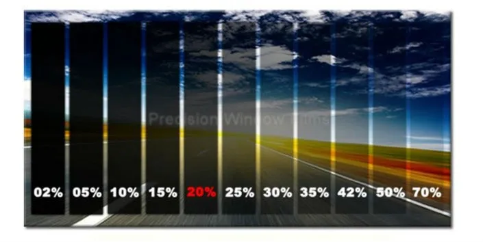 VLT 50% оконная пленка, тонировка окна автомобиля, виниловый размер окна: 1,52*30 м/рулон