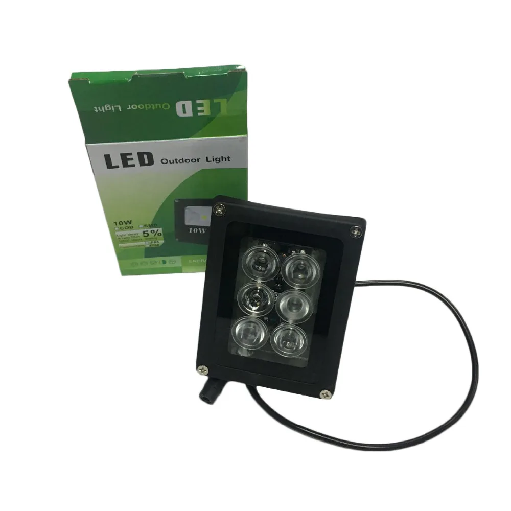  YiiSPO 2019 new CCTV Array IR illuminator infrared lamp 6pcs Array Led IR Outdoor IP65 Waterproof N - 32958423493